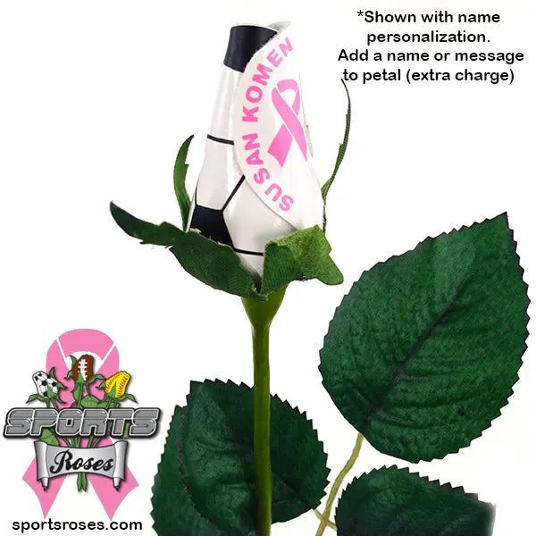 Sports Roses Petals For Pink Soccer Rose