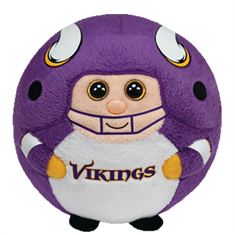 Minnesota Vikings Beanie Ballz - 5" Retired - New with Tags
