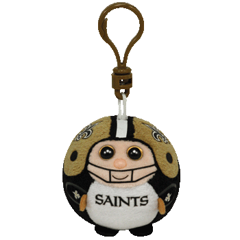 New Orleans Saints Beanie Ballz Clip - Retired - New with Tags