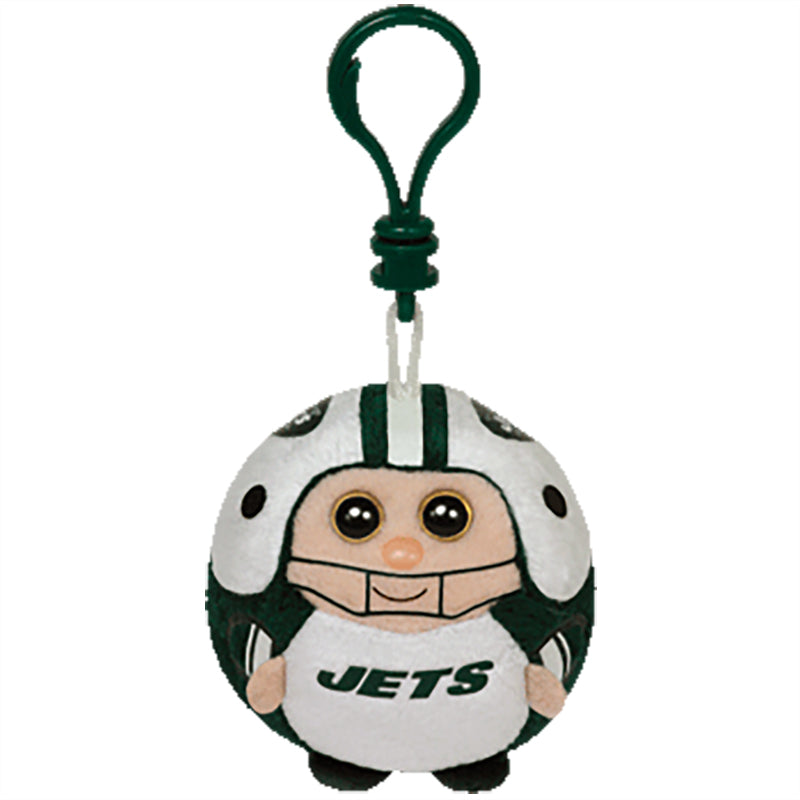 New York Jets Beanie Ballz Clip - Retired - New with Tags