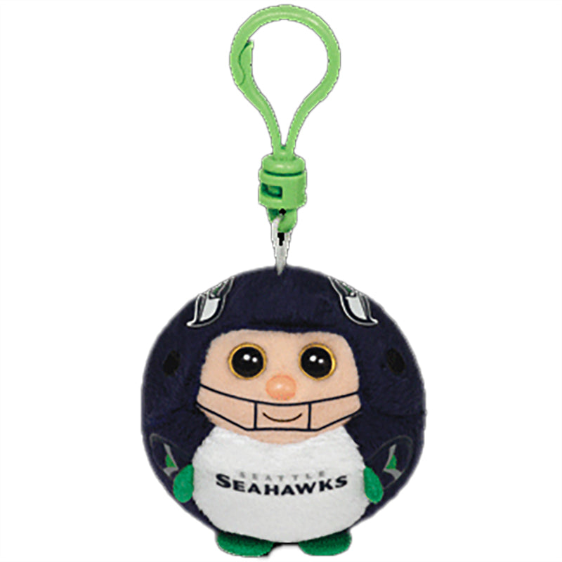 Seattle Seahawks Beanie Ballz Clip - Retired - New with Tags