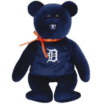 Detroit Tigers Beanie Bear